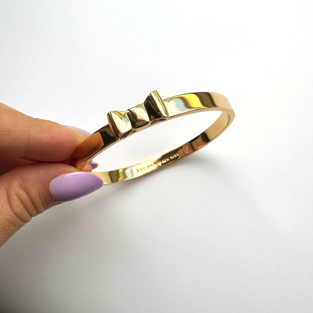 Kate Spade Gold Plated Bow Bangle
